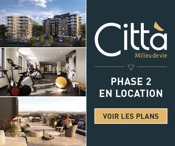 Città est un projet à vocation mixte comprenant des condos, des unités locatives et des espaces commerciaux situé dans l’arrondissement de Saint-Léonard.