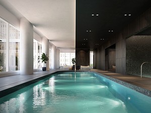 Indoor pool for swimming lovers of 1 Square Philips 