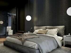 Audacio St-Constant penthouse bedroom