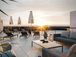 Baldwin Condos & Penthouses Rooftop terrace