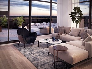 Eclipse Laval living room