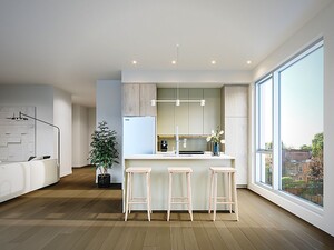 Grace condominiums modern kitchen