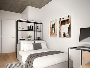 Link Apartments bedroom