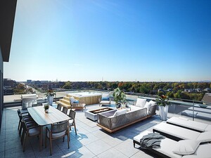 Baldwin Condos & Penthouses terrasse sur le toit