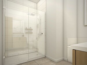 Le Vivo Sherbrooke large shower
