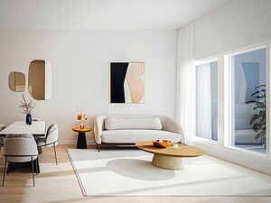 Zenith Condos living room