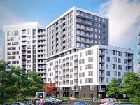 Outise view on the Mostra rental condos project situated in Longueuil
