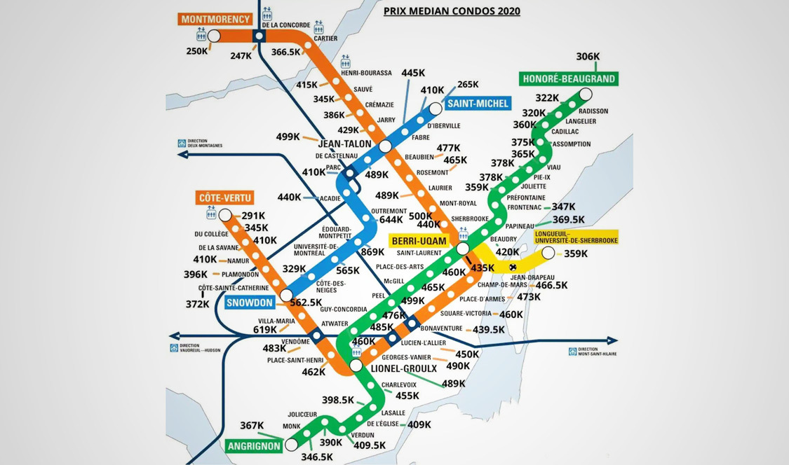 plan métro de montréal